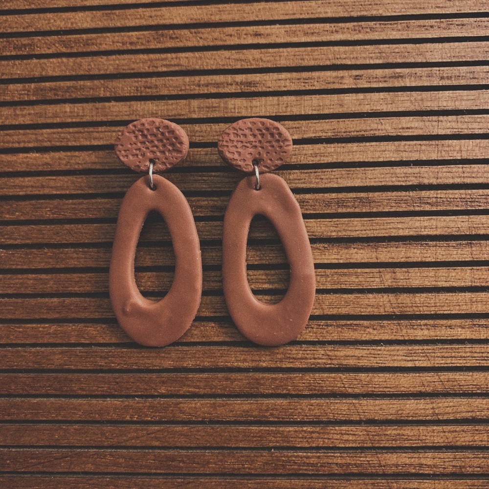 Clay earrings